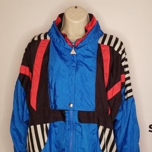 Casual Isle Womens Large Zip up Windbreaker